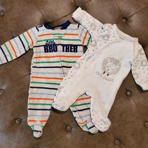 Set of 2 sleepers Carter's and Wonder Nation